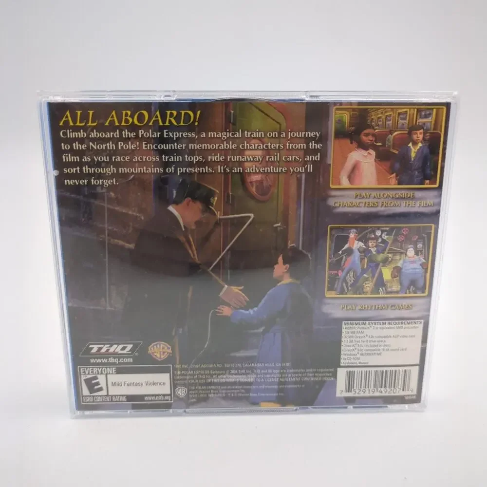 The Polar Express PC CD-ROM Video Game Adventure Rhythm Film